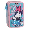 SazioTriple Decker, puna pernica, Minnie Mouse, 3 ra?sferšlusa, Make it rainbovs, plava