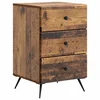 vidaXL Nočna omarica Star les 43 x 41 x 66,5 cm Inženirski les