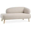 Sofa STADIL open-end right/oval beige