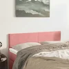 vidaXL vidaXL Posteljno vzglavje 2 kosa roza 72x5x78/88 cm žamet, (20954395)
