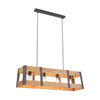 Leuchten Direkt 15721-79 - Luster na sajli CRATE 4xE27/60W/230V