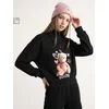 Sinsay - Half-zip duks sa printom mede - crno