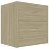 Vidaxl Nočna omarica sonoma hrast 40x30x40 cm iverna plošča