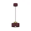 Viseći luster MARTI 1xE27/15W/230V bordo/zlatna
