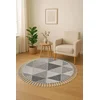 Conceptum Hypnose Tepih Bukle 1401, O80 cm, Sivi