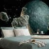 Tapeta meteoriti v okolici planeta - 196x132