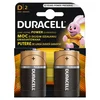 Duracell - 2 kom alkalnih baterija Basic LR20/D 1,5V 12500 mAh