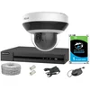 IP nadzorna komplet, PTZ kamera 4Mpx, IR20, NVR 4xPoE, Disk 1TB - Hilook by Hikvision