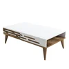 Wallity Klub sto Valensiya 105x60??x34,6cm Beli