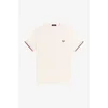 FRED PERRY CUFT MAJICA ECRU