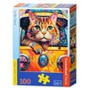 CASTORLAND Puzzle Mačka potuje z avtobusom 100 kosov