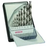 Bosch 10-delni Robust Line set burgija za metal HSS-G, 135° 2607010535, 1; 2; 3; 4; 5; 6; 7; 8; 9; 10 mm, 135°