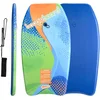 Bodyboard deska za plavanje komplet 2 kosov 94x46x10 cm, Phuzion Core, Fibreclad prevleka, z zapestno vrvico, za otroke nad 8 let, lahka in vzdržljiva plavalna deska za valove, bazen in vodne parke