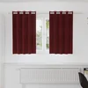 Zavjese za zamračivanje 2 pcs Vinska crvena 140 x 140 cm Baršun