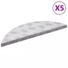 Stepenica Polumjesec 5 pcs Srebrno 60 x 18 x 2,5 cm Aluminij