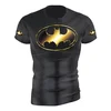Hero Core Compression T-Shirt, Batman Logo Gold - S