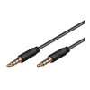 PremiumCord Jack 3,5 mm 4 nožice M/M 0,5 m za Apple