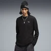 PUMATECH Relaxed Waffle Long Sleeve Tee Men, Clothing, Black, XXL