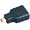 Gembird HDMI(F)-microHDMI(M) Crno