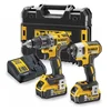 DEWALT KOMPLET IZVIJAČA 18 V DCD791 + IZVIJAČI 2 x 5,0 Ah DCF887 + KOVČEK TSTAK DCK268P2T