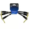 DEAN MARKLEY DMBSPA6R Blue 15 cm Angled- Patch kablovi 3 komada-dužina 15cm