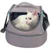 Nobby torba za živali 3 v 1 Happy Cat, siva - 44 x 32 x 32 cm