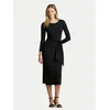 LAUREN RALPH LAUREN Vsakodnevna obleka 200973598004 Črna Regular Fit