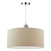 Där Lighting RON6529 - Luster na sajli RONDA 1xE27/60W/230V crna/bež