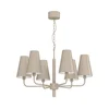 Luster na lancu TORTOLA 6xE14/15W/230V bež