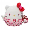 Squishmallows: Hello Kitty plišasta igrača s srčkom - 20 cm