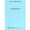 MILHAUD:DEUXIEME SONATE VIOLIN AND PIANO