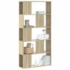 Regal za knjige s 5 razina boja hrasta 80,5x23,5x162,5cm drveni