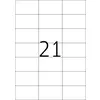 Etikete 70X42,3 A4/21 1/100 bela