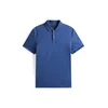 TOMMY HILFIGER Majica LUXURY INTERLOCK modra