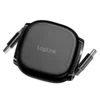 LogiLink Zložljivi kabel LogiLink USB-C, 1 m, hitro polnjenje 60 W, črne barve