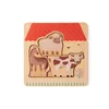 eliNeli Wooden Puzzle Farm sestavljanka iz lesa 12m+ 7 kos