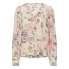 Cream Bluza bež/svetlo zelena/svetlo lila/roza