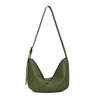 Vrečasta torbica LS COLLECTION Erik Style - zelena, hobo