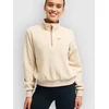 Roxy Waves Of Warmth Half Zip Jacket biscotti