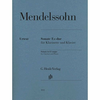 MENDELSSOHN:SONATE ES-DUR KLARINETTE