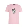Karl Lagerfeld Majica Ikon Choupette svetlo roza