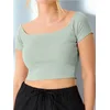 Sinsay - Crop top - svetlozelena