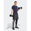 ADIDAS PERFORMANCE Funkcionalna majica  mornarska / bela