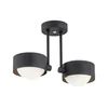 Argon 7089 - Luster na šipci MASSIMO PLUS 2xG9/6W/230V crna