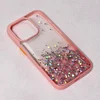 TELEMPIRE Maska za iPhone 14 Pro 6.1 Frame Glitter roze