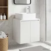 Umivaonik s policom Bijela 53 x 35 x 63 cm Konstruirano drvo
