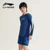 Li-Ning Dvodelni kupaći kostim za dečake, Dugi rukav, Tamnoplavi
