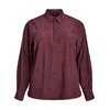 Zizzi Bluza Msurine temno rdeča