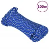 Brodski konop plavi 4 mm 100 m od polipropilena