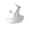 Delux Brezžična navpična miška Delux M618C 2,4G 1600DPI RGB (bela)